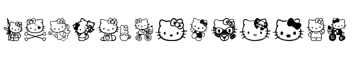 Hello Kitty Font LOWERCASE