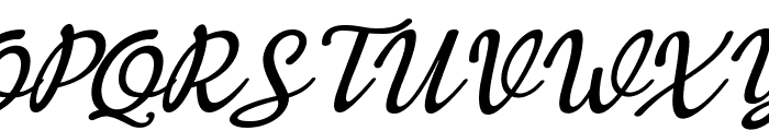 Hello Linnea Italic Font UPPERCASE