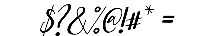 Hello Masha Italic Font OTHER CHARS