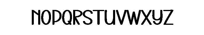 Hello Midnight1 Font LOWERCASE