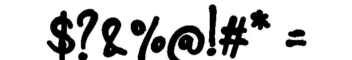 Hello New Year Font OTHER CHARS