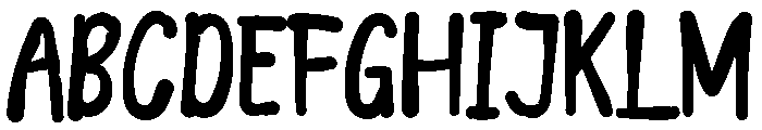 Hello New Year Font UPPERCASE