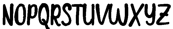 Hello New Year Font UPPERCASE