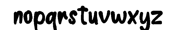 Hello New Year Font LOWERCASE