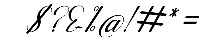 Hello Olivia Italic Font OTHER CHARS