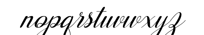 Hello Olivia Italic Font LOWERCASE