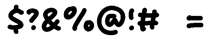 Hello Picko Font OTHER CHARS