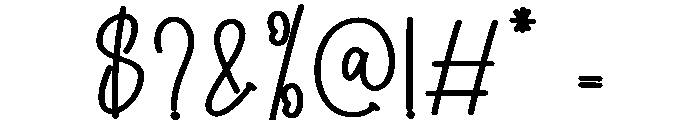 Hello Saturday Font OTHER CHARS