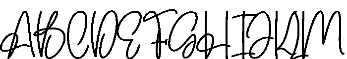 Hello Saturday Font UPPERCASE
