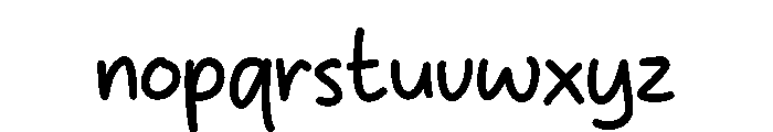 Hello Sister Font LOWERCASE