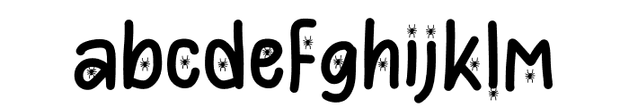 Hello Spider Regular Font LOWERCASE