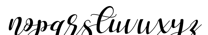 Hello Stefanie Italic Font LOWERCASE