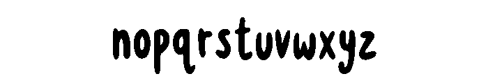 Hello Sunshine Font LOWERCASE