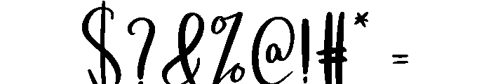 Hello Wedding Font OTHER CHARS