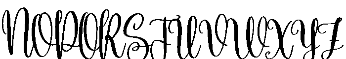 Hello Wedding Font UPPERCASE