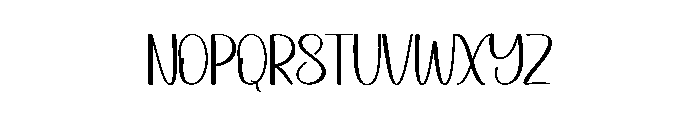Hello Weekend Font UPPERCASE