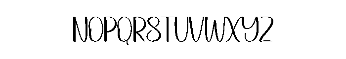 Hello Weekend Font LOWERCASE