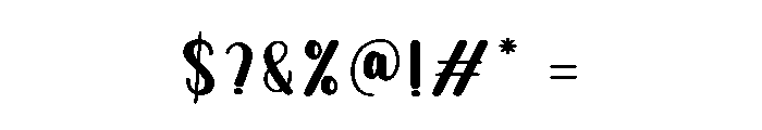 Hello Winter Font OTHER CHARS