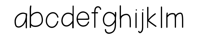 HelloHappy Font LOWERCASE