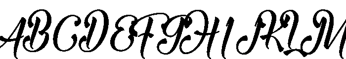 HelloJanuari Font UPPERCASE