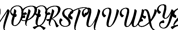 HelloJanuari Font UPPERCASE