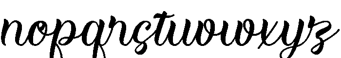 HelloJanuari Font LOWERCASE