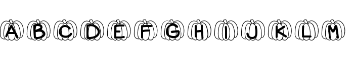 HelloPumpkin Font UPPERCASE