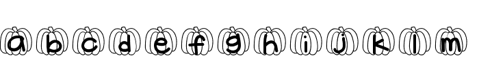 HelloPumpkin Font LOWERCASE