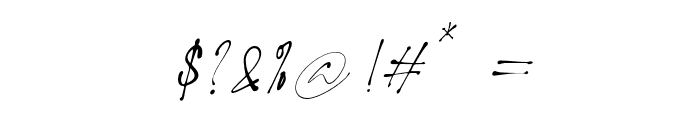 HelloStylishSlant-Regular Font OTHER CHARS