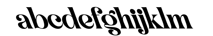 Hellowin Oblique Font LOWERCASE