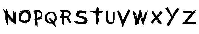 Hells Cemetery Regular Font UPPERCASE