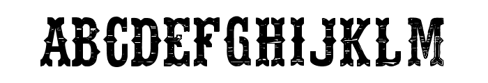 Hells Rider Decay Font LOWERCASE