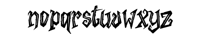 Hellscourt Personal Use Only Rg Font LOWERCASE