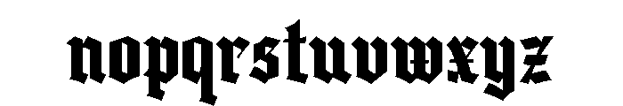 Hellspire DEMO Font LOWERCASE