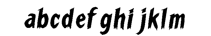 Hellvore PERSONAL USE ONLY! FONT