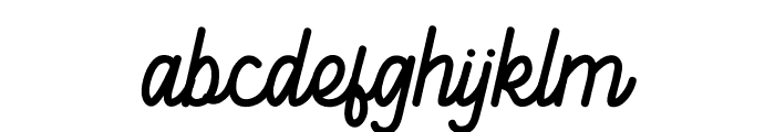 Hellytail Font LOWERCASE