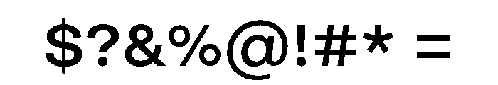 Helmet Neue Regular Font OTHER CHARS