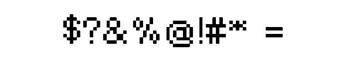 HelvetiPixelMono Font OTHER CHARS