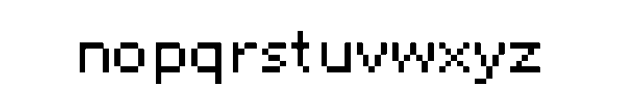 HelvetiPixelMono Font LOWERCASE