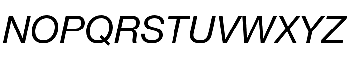 .Helvetica Neue Interface Italic Font UPPERCASE