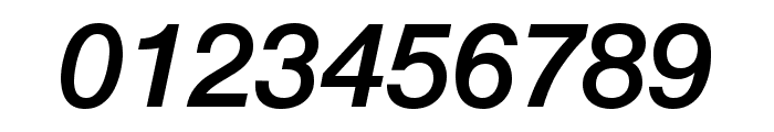 .Helvetica Neue Interface Medium Italic P4 Font OTHER CHARS