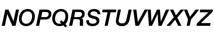 .Helvetica Neue Interface Medium Italic P4 Font UPPERCASE