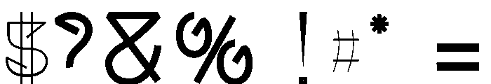Helvetica Struggle Bold Font OTHER CHARS