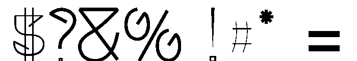 Helvetica Struggle Regular Font OTHER CHARS