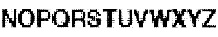 Helvetica-grosse-bit Font LOWERCASE