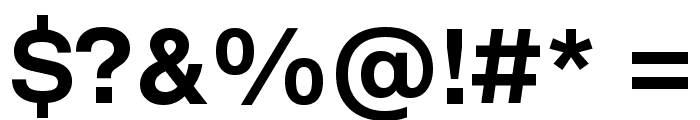 HelveticaNowText-Bold Font OTHER CHARS