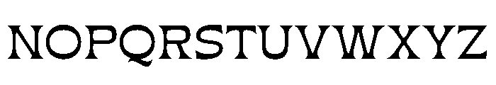 Hemas Personal Use Font UPPERCASE