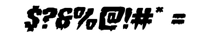 Hemogoblin Expanded Italic Font OTHER CHARS