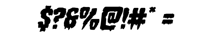 Hemogoblin Italic Font OTHER CHARS