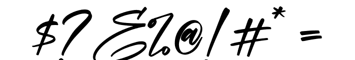 Hendycroft Signature Font OTHER CHARS